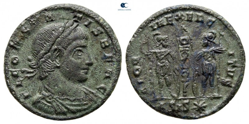 Constans, as Caesar AD 333-337. Siscia
Follis Æ

16 mm., 1,52 g.



very ...