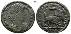 Constantinus II AD 337-340. Constantinople. Follis Æ