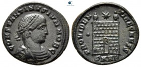 Constantinus II AD 337-340. Heraclea. Follis Æ