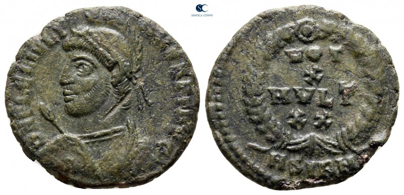 Julian II AD 360-363. Sirmium
Follis Æ

20 mm., 3,08 g.



very fine