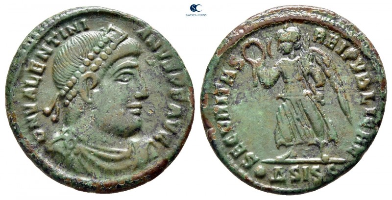 Valentinian I AD 364-375. Siscia
Follis Æ

18 mm., 2,50 g.



nearly very...