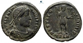 Valentinian I AD 364-375. Thessaloniki. Follis Æ