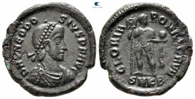 Theodosius I AD 379-395. Cyzicus. Maiorina Æ