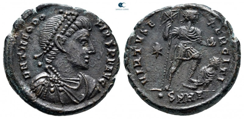 Theodosius I AD 379-395. Heraclea
Follis Æ

23 mm., 6,57 g.



good very ...