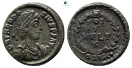 Theodosius I AD 379-395. Siscia. Follis Æ