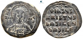 Time of Basil II and Constantine VIII AD 976-1028. Constantinople. Anonymous follis Æ