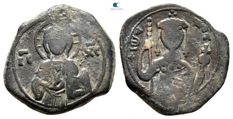 John II Comnenus AD 1118-1143. Thessalonica
Tetarteron Æ

20 mm., 4,10 g.

...