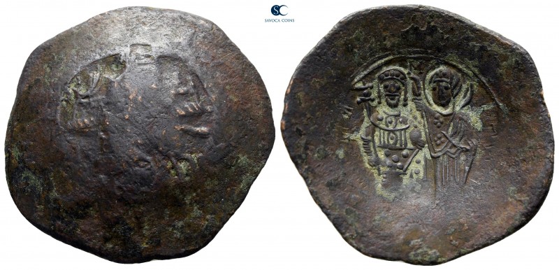 Manuel I Comnenus AD 1143-1180. Constantinople
Trachy Æ

29 mm., 4,25 g.

...