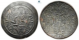 Bela III AD 1172-1196. Scyphate AE