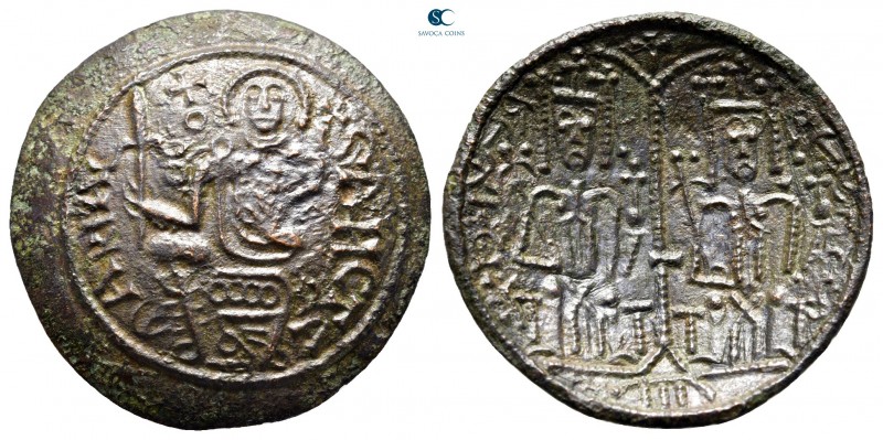 Bela III AD 1172-1196. 
Scyphate AE

27 mm., 3,23 g.



very fine