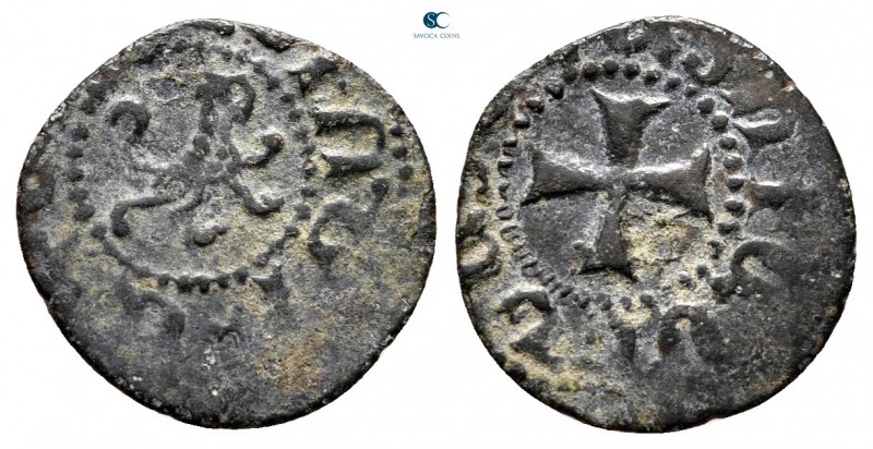 Levon V AD 1374-1375. 
Pogh Æ

14 mm., 0,73 g.



very fine