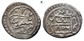 Emir Süleyman AD 1402-1411. (AH 805-813). Dated AH 806. Uncertain mint. Akçe AR