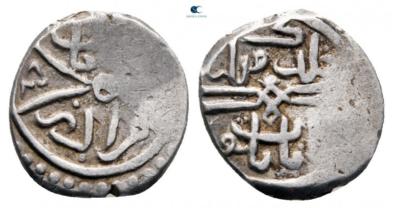 Murâd II AD 1421-1451. (AH 824-855). Dated AH 834. Ayasluk
Akçe AR

12 mm., 1...