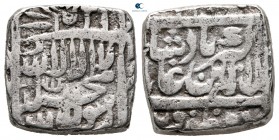 India. Urdu Zafar Qarin Mint. Mughal Empire. Akbar (Jalal-Ud-Din Muhammad) circa AD 1556-1605. Square Rupee AR