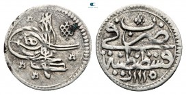 Turkey. Qustantînîya (Constantinople). Ahmed III AD 1703-1730. (AH 1115-1143). Dated AH 1115. 1 Para AR
