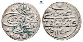 Turkey. Qustantînîya (Constantinople). Mahmud I AD 1730-1754. (AH 1143-1168). Dated AH 1143. 1 Para AR