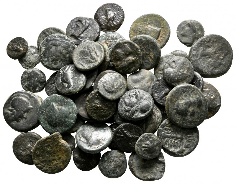 Lot of ca. 52 greek bronze coins / SOLD AS SEEN, NO RETURN!

very fine