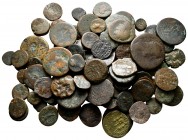 Lot of ca. 100 ancient bronze coins / SOLD AS SEEN, NO RETURN!fine