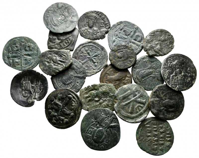 Lot of ca. 20 byzantine bronze coins / SOLD AS SEEN, NO RETURN!

very fine