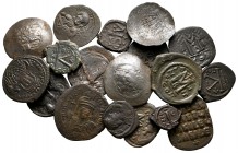Lot of ca. 18 byzantine bronze coins / SOLD AS SEEN, NO RETURN!very fine