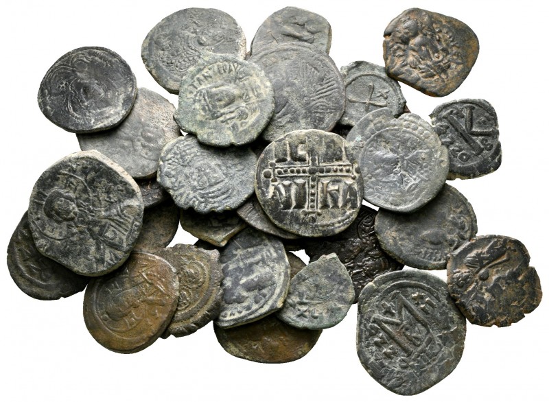 Lot of ca. 31 byzantine bronze coins / SOLD AS SEEN, NO RETURN!

very fine