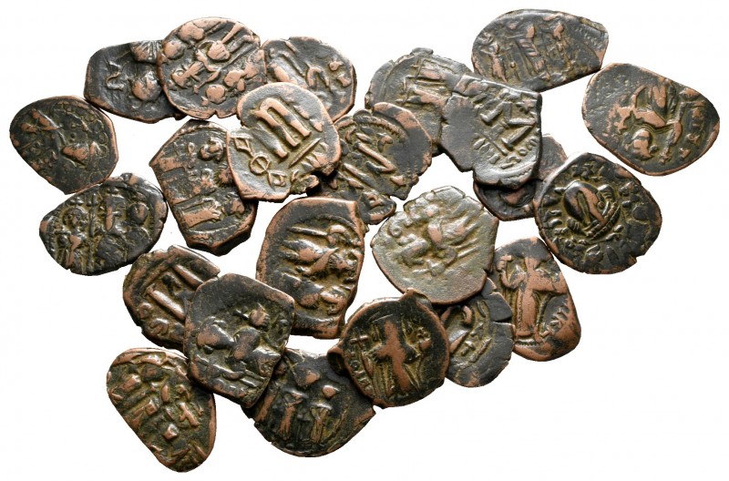 Lot of ca. 23 byzantine bronze coins / SOLD AS SEEN, NO RETURN!

very fine