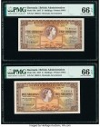 Bermuda Bermuda Government 5 Shillings 1.5.1957 Pick 18b Two Consecutive Examples PMG Gem Uncirculated 66 EPQ (2). 

HID09801242017

© 2020 Heritage A...