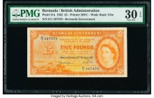 Bermuda Bermuda Government 5 Pounds 20.10.1952 Pick 21a PMG Very Fine 30 EPQ. 

HID09801242017

© 2020 Heritage Auctions | All Rights Reserve