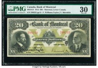 Canada Montreal, PQ- Bank of Montreal $20 3.11.1914 Pick S545 Ch.# 505-54-12 PMG Very Fine 30. 

HID09801242017

© 2020 Heritage Auctions | All Rights...