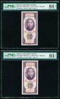 China Central Bank of China, Shanghai 10 Cents 1930 Pick 323b Two Consecutive Examples PMG Choice Uncirculated 64 EPQ (2). 

HID09801242017

© 2020 He...