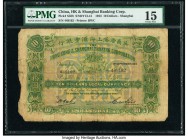 China Hongkong & Shanghai Banking Corporation, Shanghai 10 Dollars 1.9.1923 Pick S358 S/M#Y13-41 PMG Choice Fine 15. Pieces missing; splits; annotatio...