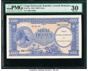 Congo Democratic Republic Conseil Monetaire de la Republique du Congo 1000 Francs 15.2.962 Pick 2a PMG Very Fine 30. Minor tear.

HID09801242017

© 20...