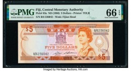 Fiji Central Monetary Authority 5 Dollars ND (1986) Pick 83a PMG Gem Uncirculated 66 EPQ. 

HID09801242017

© 2020 Heritage Auctions | All Rights Rese...