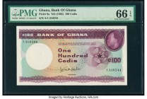Ghana Bank of Ghana 100 Cedis ND (1965) Pick 9a PMG Gem Uncirculated 66 EPQ. 

HID09801242017

© 2020 Heritage Auctions | All Rights Reserve