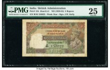India Government Bank of India 5 Rupees ND (1928-35) Pick 15b Jhun3.5.2 PMG Very Fine 25. Staple holes at issue.

HID09801242017

© 2020 Heritage Auct...