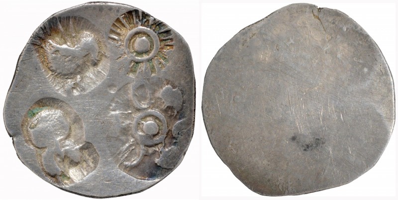 Ancient India
Punch-Marked Coins
09 Anga / Vanga Janapada (BC 600-525)
Karsha...
