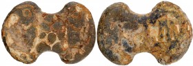 Cast Lead Coin of Ajitas of City State of Erikachha.