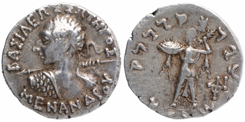 Ancient India
Indo-Greek
15. Menander I (155-130 BC)
Tetra Drachma
Indo Gree...