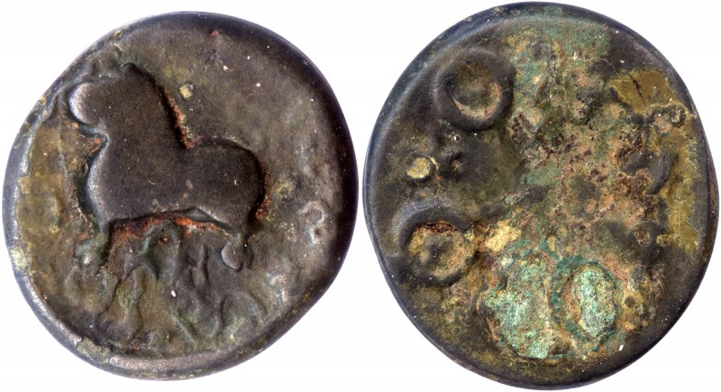 Ancient India
Satavahana Dynasty 
Sri Satkarani 1
Copper Unit
Satavahana Dyn...