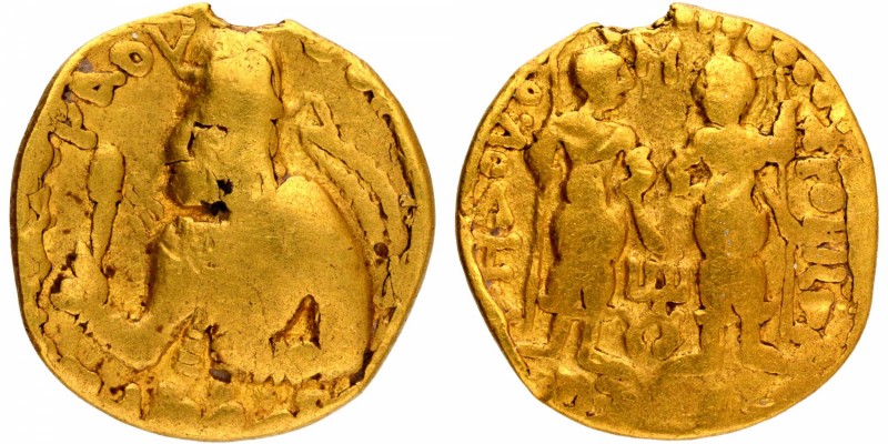 Ancient India
Kushan Dynasty
07. Huvishka (160-190 AD)
Gold Dinara
Kushan Dy...