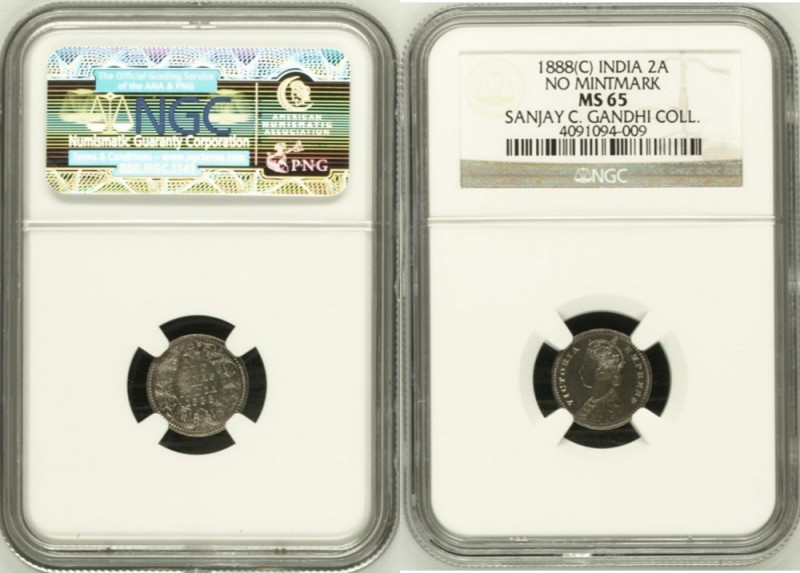 British India
Annas 2 (Silver)
Annas 02
1888, Victoria Empress, Silver 2 Anna...