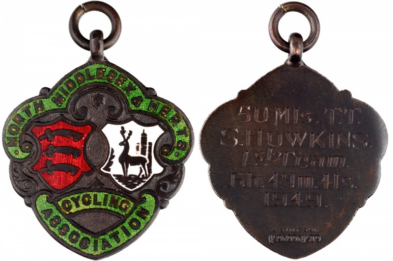 Sports 
World Wide 
Medal, U.K., London, North Middlesex and Herts Cycling ass...