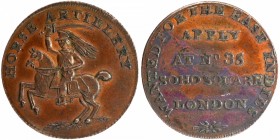 Copper Recruitment Token of Soho Mint of East India Company.