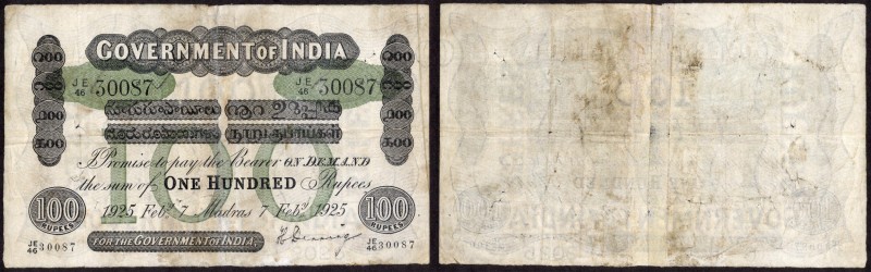 British INDIA Notes
Uniface
K. G. V. 8
British India, King George V, Uniface ...