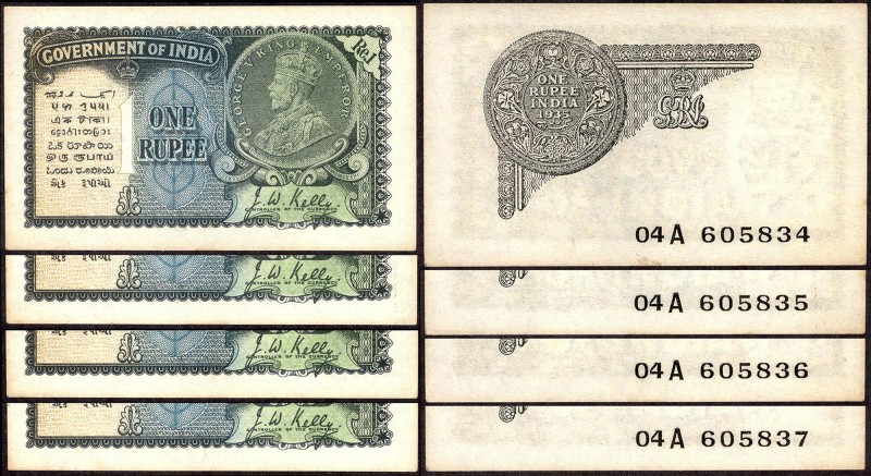 British INDIA Notes
K. G. V.
1 Rupee 8
British India, 1935, King George V, 1 ...
