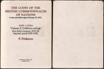 A Book on The Coins of the British Commonwealth of Nations. Part 4. India. Volume-2 By F. Pridmore.
