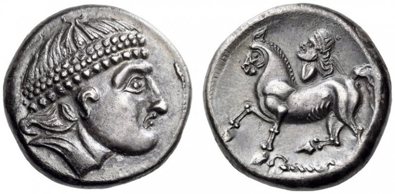 EASTERN EUROPE, Middle Danube Area. Uncertain tribe. 2nd century BC. Tetradrachm...