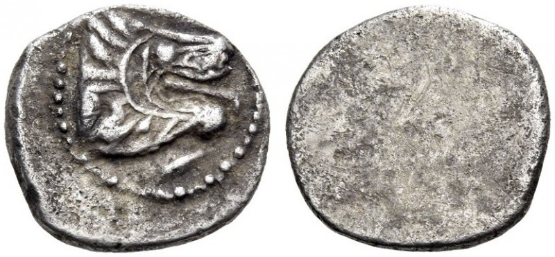 ETRURIA, Populonia. 3rd century BC. 5 units (Silver, 11mm, 1.13 g), The ‘Crude H...