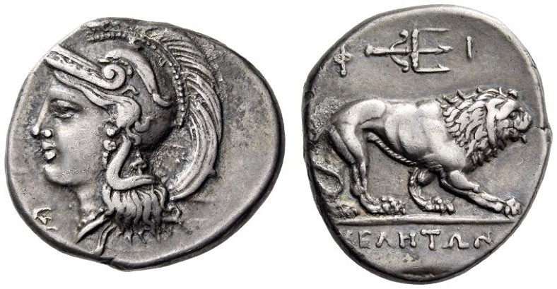 LUCANIA, Velia. Circa 300-280 BC. Nomos (Silver, 21mm, 7.49 g 3), under Philisti...
