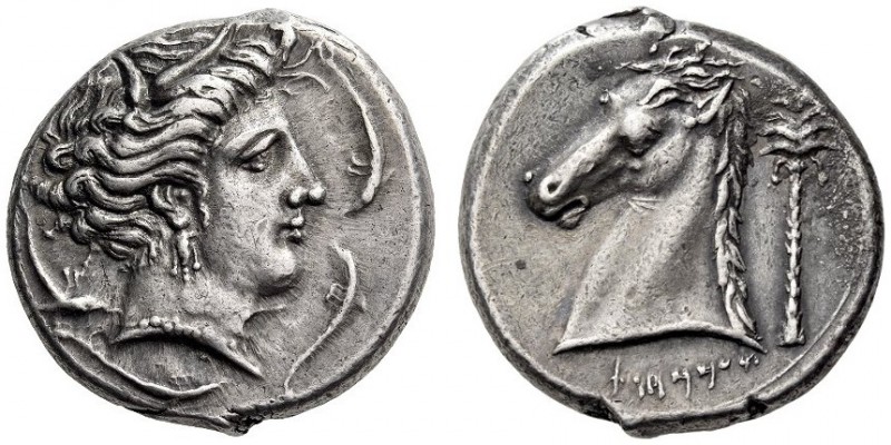 CARTHAGE, Unlocated Punic mint. Circa 320/315-305/300 BC. Tetradrachm (Silver, 2...